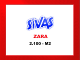 sivas zara da ilçe merkezine 850 metre mesafede yolu olan 2.100 m2 kelepir arsa