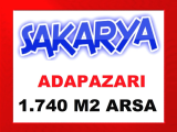 sakarya adapazarı nda yerleşim yerine 150 metre mesafede 1.740 m2 arsa